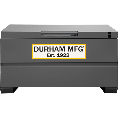 Jobsite Storage Box, 48" x 24" x 27-13/16", Steel, Grey R.M.G. Prévention