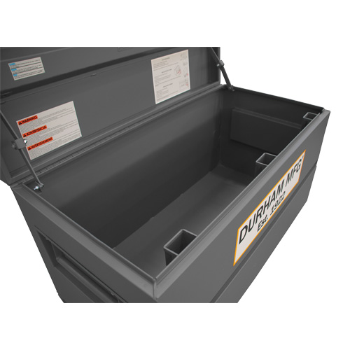 Jobsite Storage Box, 48" x 24" x 27-13/16", Steel, Grey R.M.G. Prévention