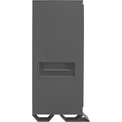 Armoire de rangement avec tablettes pour le chantier, Acier, 47,5 pi³, Gris R.M.G. Prévention