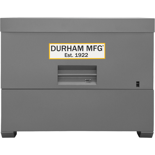 Piano Style Jobsite Storage Box, 60-1/2" W x 34-3/4" D x 49-3/8" H, Grey R.M.G. Prévention