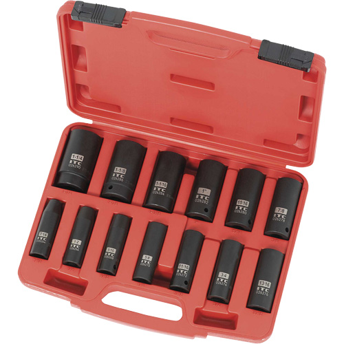 IPS-1312D SAE Socket Set, 13 Pcs, Impact, 1/2" Drive Size, Deep R.M.G. Prévention