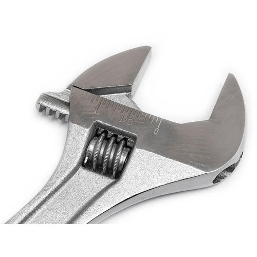 Adjustable Wrench - Boxed, 10" L, 1-5/16"/34 mm Max Width, Chrome R.M.G. Prévention