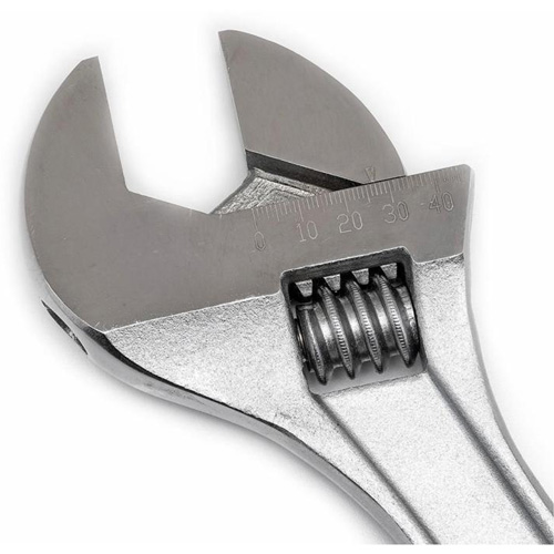 Cl&eacute; &agrave; molette, 15" lo, la max. 1-11/16", Chrome R.M.G. Prévention