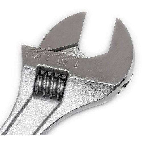 Cl&eacute; &agrave; molette, 15" lo, la max. 1-11/16", Chrome R.M.G. Prévention
