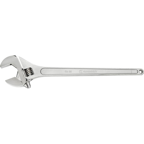 Adjustable Wrench, 24" L, 2-7/16" Max Width, Chrome R.M.G. Prévention