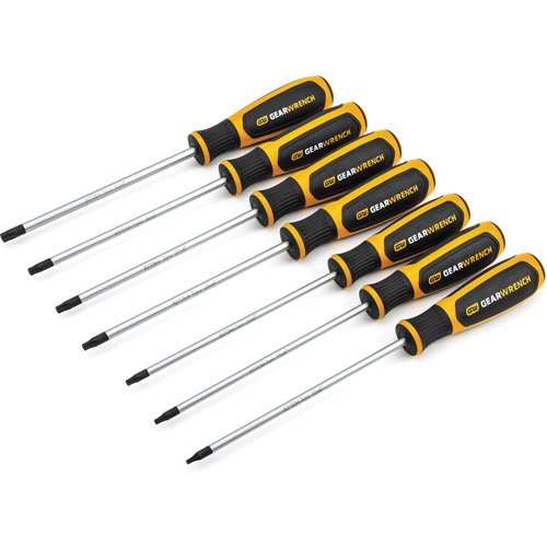 Jeu de tournevis &agrave; double mat&eacute;riaux Torx, 7 mcx R.M.G. Prévention
