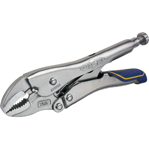 Vise-Grip&reg; Fast Release 7WR Locking Pliers with Wire Cutter, 7" Length, Curved Jaw R.M.G. Prévention