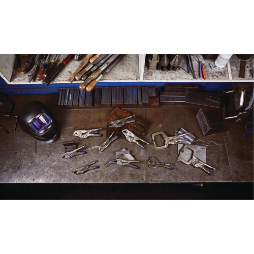 Vise-Grip&reg; Fast Release 7WR Locking Pliers with Wire Cutter, 7" Length, Curved Jaw R.M.G. Prévention