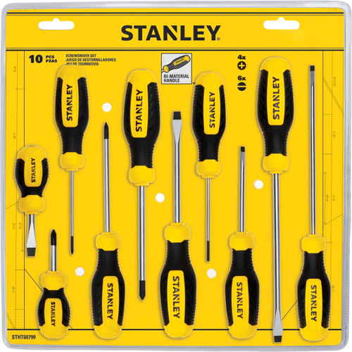 Screwdriver Set, 10 Pcs. R.M.G. Prévention