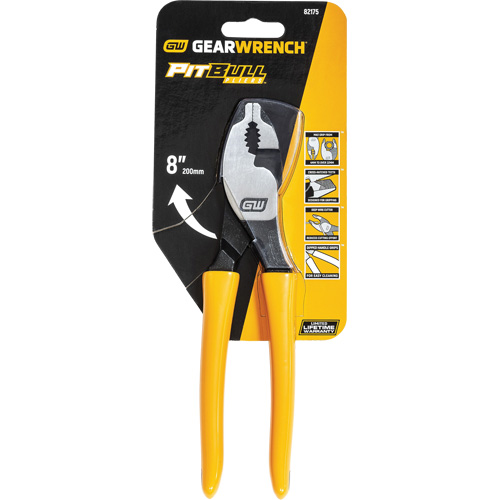 Pitbull Dipped Handle Slip Joint Pliers R.M.G. Prévention