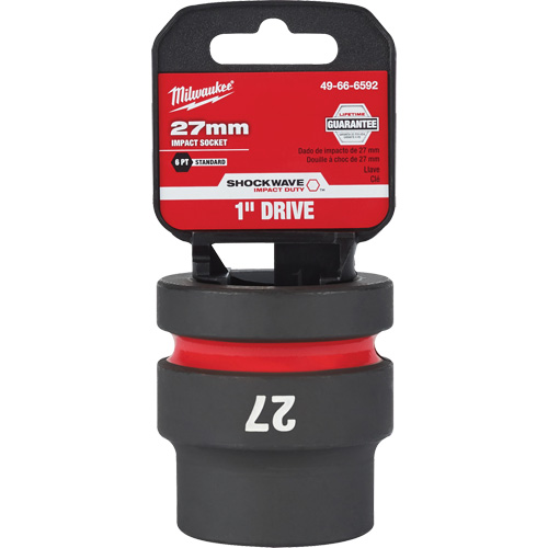 Douille Shockwave Impact Duty, Puissance, 27 mm, Prise 1", 6 pans R.M.G. Prévention