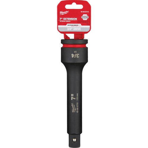 Shockwave Impact Duty Socket Extension, Impact, 3/4" Drive, 7" L R.M.G. Prévention