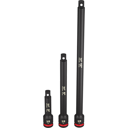Jeu de rallonges pour douilles Shockwave Impact-Duty, Chocs, Prise 3/8", 3"/6"/10" lo R.M.G. Prévention