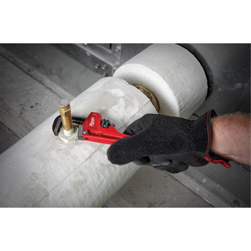 Cl&eacute; &agrave; tuyau, Cap des m&acirc;choires 3/4", Longueur 6", Fini Rev&ecirc;tement en poudre R.M.G. Prévention