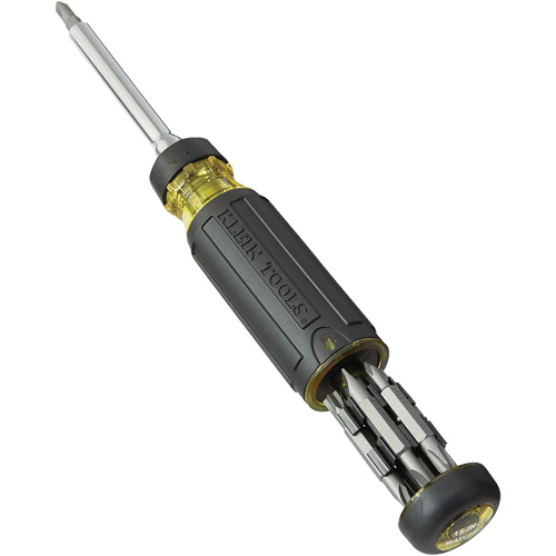 15-in-1 Multi-Bit Ratcheting Screwdriver, 8-3/4" L, Cushion Grip Handle R.M.G. Prévention