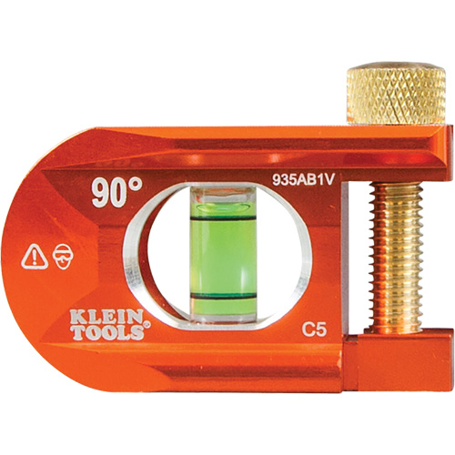ACCU-BEND Level, 2.5" L, Aluminum, 1, Non-Magnetic R.M.G. Prévention