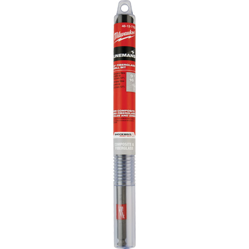 Foret de ligneur pour fibre de verre Shockwave Impact Duty, 9/16", Carbure R.M.G. Prévention