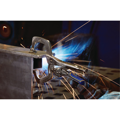 Vise-Grip&reg; Fast Release Locking Pliers with Swivel Pads, 11" Length, C-Clamp R.M.G. Prévention