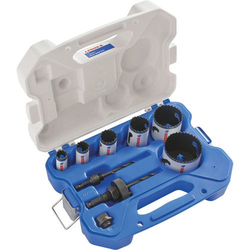 Plumber Bi-Metal Hole Saw Set, 9 Pieces R.M.G. Prévention