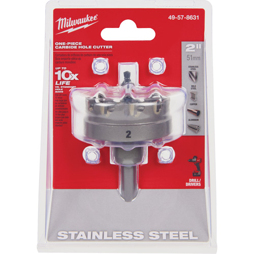 Scies-cloches au carbure monobloc, 2", Profondeur de la coupe de 3/16" R.M.G. Prévention