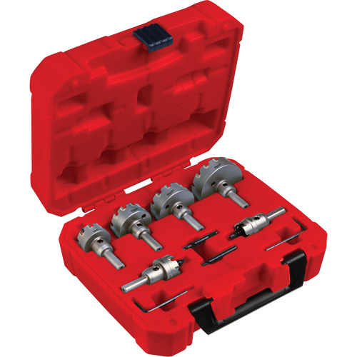 One-Piece Carbide Hole Cutter Set, 8 Pieces, Carbide R.M.G. Prévention
