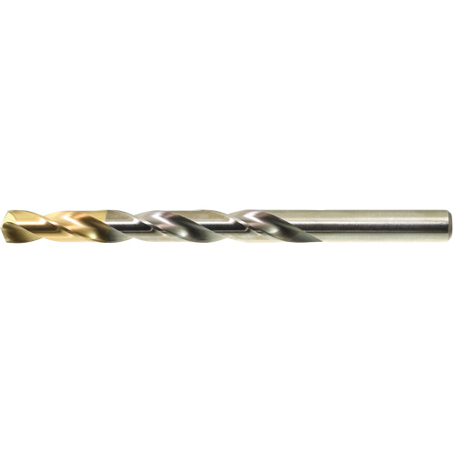DRILLCO TiN Tipped Jobber Drill Bit, High Speed Steel, 1/16", 1-7/8" L, 7/8" Flute, 135° Point Angle R.M.G. Prévention