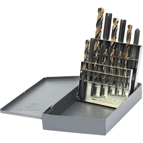 Drillco&reg; Tap & Drill Set, 18 Pieces R.M.G. Prévention