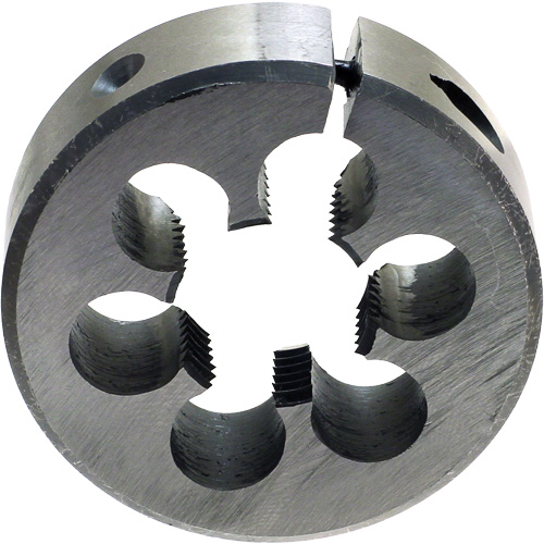 DRILLCO Round Adjustable Pipe Die, 1/8"-27 Thread, High Speed Steel R.M.G. Prévention