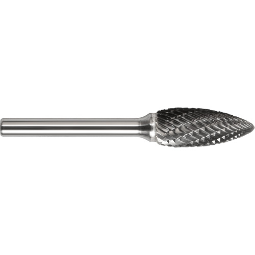 Fraise en forme de flamme &agrave; simple coupe Drillco, SH-41L2 R.M.G. Prévention