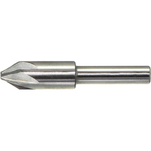 Drillco&reg; Chatterless Countersink, 1/4", High Speed Steel, 60° Angle, 6 Flutes R.M.G. Prévention