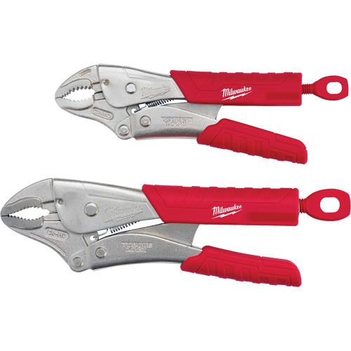 Torque Lock Curved Jaw Locking Pliers Set, 2 Pieces R.M.G. Prévention