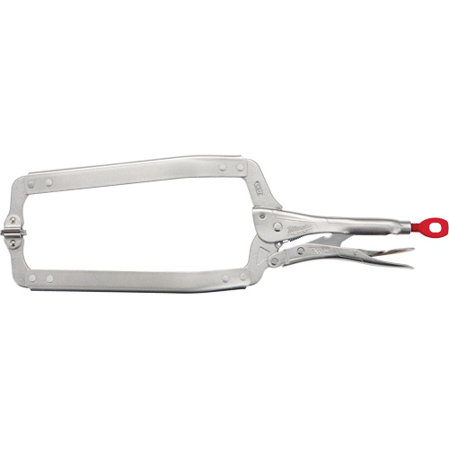 Torque Lock Locking Pliers with Swivel Jaws, 18" Length, C-Clamp R.M.G. Prévention