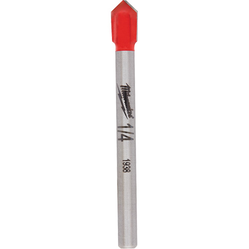 Glass & Tile Bit, 1/4", Carbide R.M.G. Prévention