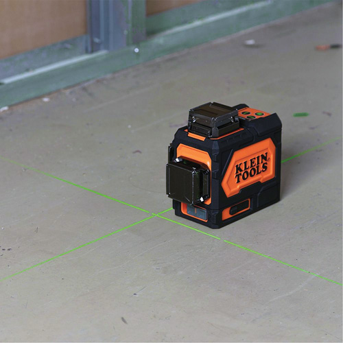 Niveau laser planaire vert auto-nivelant rechargeable R.M.G. Prévention