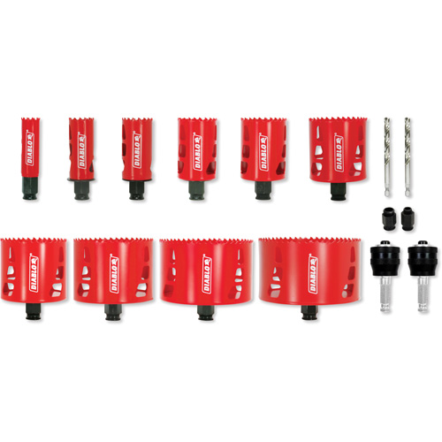 Electrician's Bi-Metal Hole Saw Set, 16 Pieces R.M.G. Prévention