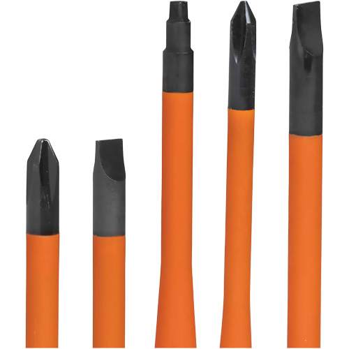 Slim-Tip Insulated Screwdriver Set, 1000 V, 6 Pcs R.M.G. Prévention