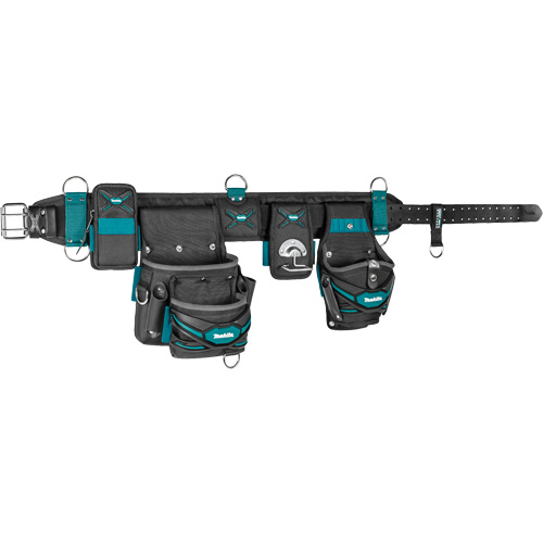 Ceinture porte-outils lourde TH3 compl&egrave;te, Polyester, Bleu/Gris R.M.G. Prévention