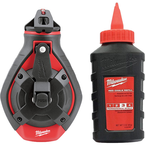 Trousse de cordeau &agrave; craie &agrave; ligne grasse R.M.G. Prévention