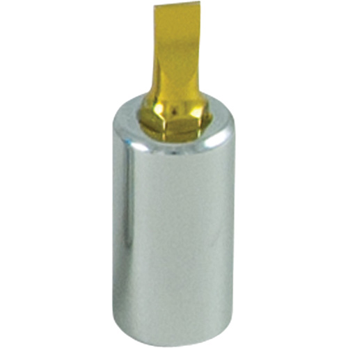 Gold Tip Screwdriver Bit, Slot, 13/64", 1/4" Drive R.M.G. Prévention