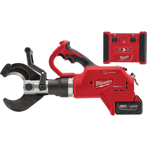 Coupe-c&acirc;ble pour c&acirc;bles souterrains de 3" M18 Force Logic avec t&eacute;l&eacute;commande sans fil R.M.G. Prévention