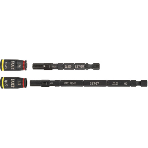 3-in-1 Impact Flip Socket Set, Hex, 1/4" Drive, 3 Pcs R.M.G. Prévention