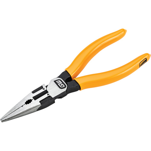 Pitbull Dipped Handle Long Nose Pliers, 6" L R.M.G. Prévention