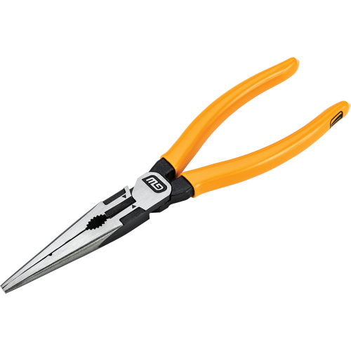 Pitbull Dipped Handle Long Nose Pliers, 8" L R.M.G. Prévention