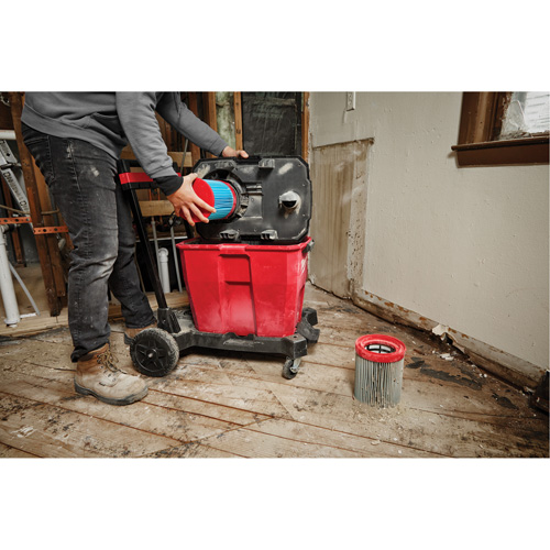 Filtre grand format &agrave; haute efficacit&eacute; pour aspirateur sec/humide, Cartouche, Pour 12 gal. US/9 gal. US/6 gal. US R.M.G. Prévention