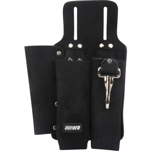 Lineman's Tool Pouch, Multiple Tool Holder, Leather, 3 Pockets R.M.G. Prévention