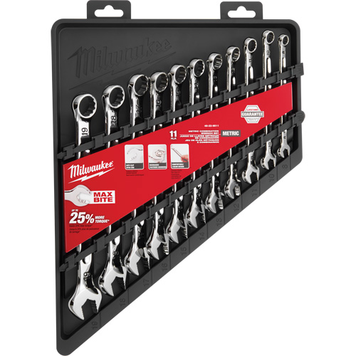 Wrench Set, Combination, 11 Pieces, Metric R.M.G. Prévention