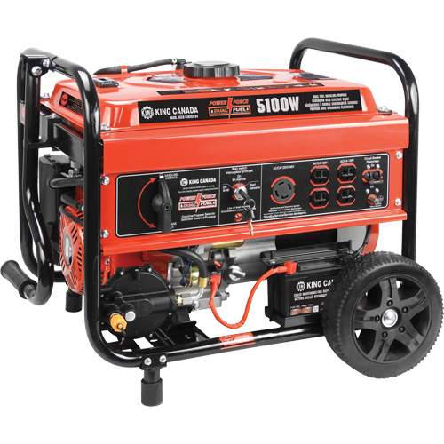 G&eacute;n&eacute;ratrice &agrave; essence/au propane &agrave; d&eacute;marreur &eacute;lectrique R.M.G. Prévention
