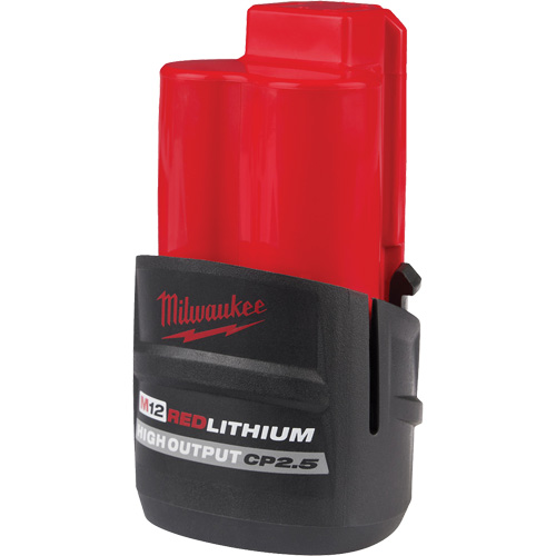 Batterie CP2.5 M12 Redlithium High Output, Lithium-ion, 12 V, 2,5 Ah R.M.G. Prévention