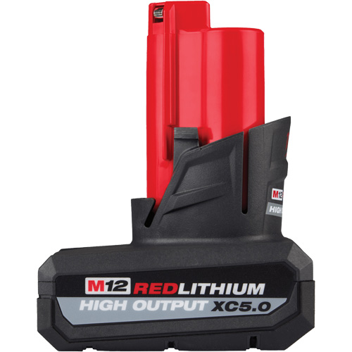 Batterie XC5.0 M12 Redlithium High Output, Lithium-ion, 12 V, 5 Ah R.M.G. Prévention