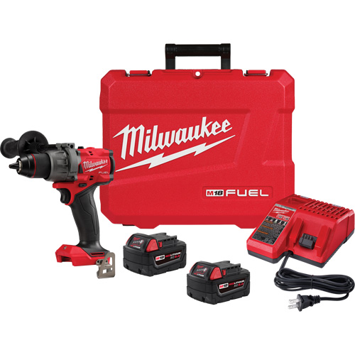 Ensemble perceuse/visseuse M18 FUEL, Lithium-ion, 18 V, Mandrin 1/2", Couple 1400 lp-po R.M.G. Prévention